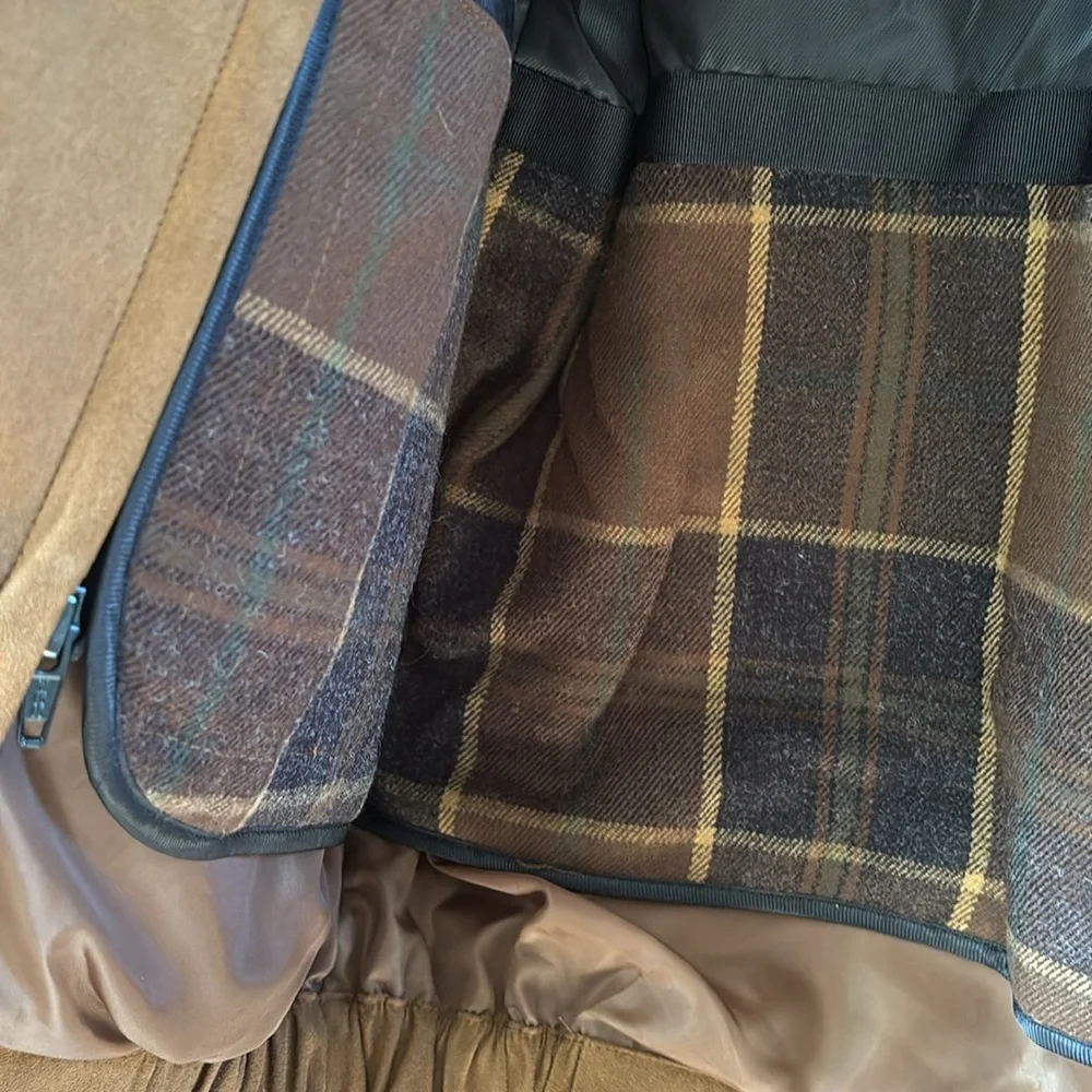 Jos. A  Banks Cinnamon color Bomber Jacket. Size Small.